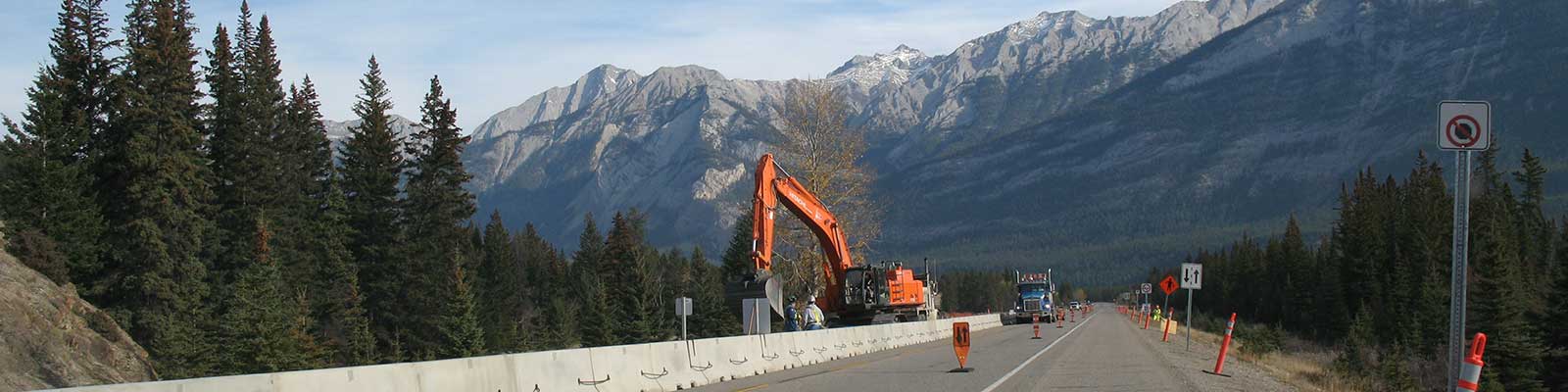 SPRINGTIME PAVING ON THE TRANS-CANADA HIGHWAY